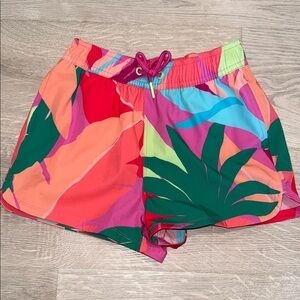 Girls Vineyard Vines Athletic Tropical Shorts